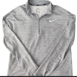 Grey Nike Sweatshirt Half Zip